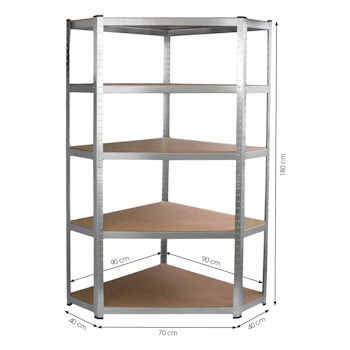 Fieldmann polica ugaona 90x40x180cm FDR 1840R Fieldmann polica ugaona 90x40x180cm FDR 1840R