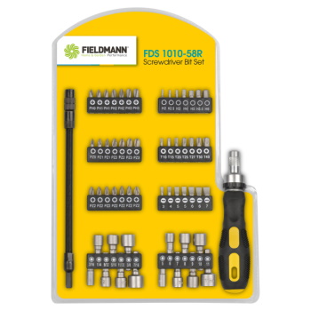 Fieldmann set bitova sa odvijačem FDS 1010-58R Fieldmann set bitova sa odvijačem FDS 1010-58R