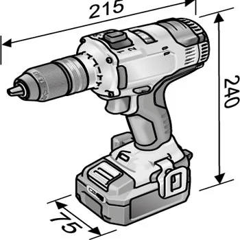 Flex bežična bušilica 135 Nm SUPER SNAŽNA 18.0 EC bez četkica 482.757-7