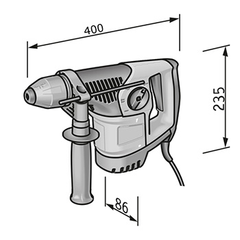 Flex udarna bušilica CHE 4-32 R SDS-plus 468.029 Flex udarna bušilica CHE 4-32 R SDS-plus 468.029