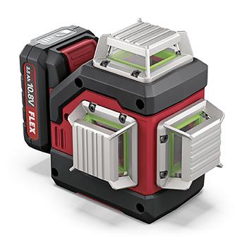 Flex akumulatorski 360° laser ALC 3/360-G/R 10.8 + stalak M33591 Flex akumulatorski 360° laser ALC 3/360-G/R 10.8 + stalak M33591