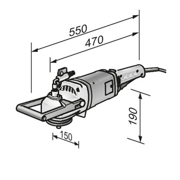 Flex Mašina za mermer i granit LW 1202 N 477.761-1