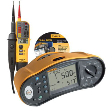 Fluke instrument za kompletno ispitivanje električnih instalacija u kompletu sa dodatnom opremom 1664 SCH-TPL KIT Fluke instrument za kompletno ispitivanje električnih instalacija u kompletu sa dodatnom opremom 1664 SCH-TPL KIT
