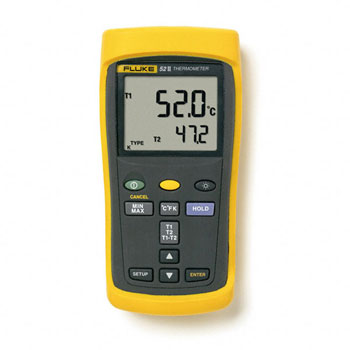 Fluke dvokanalni kontaktni merač temperature 52II Fluke dvokanalni kontaktni merač temperature 52II