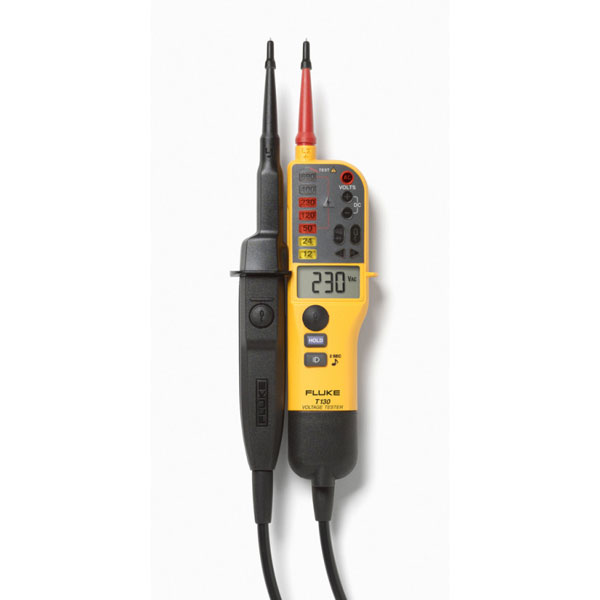 Fluke dvopolni tester napona i provodnosti sa LCD ekranom i LED indikatorima T130 Fluke dvopolni tester napona i provodnosti sa LCD ekranom i LED indikatorima T130