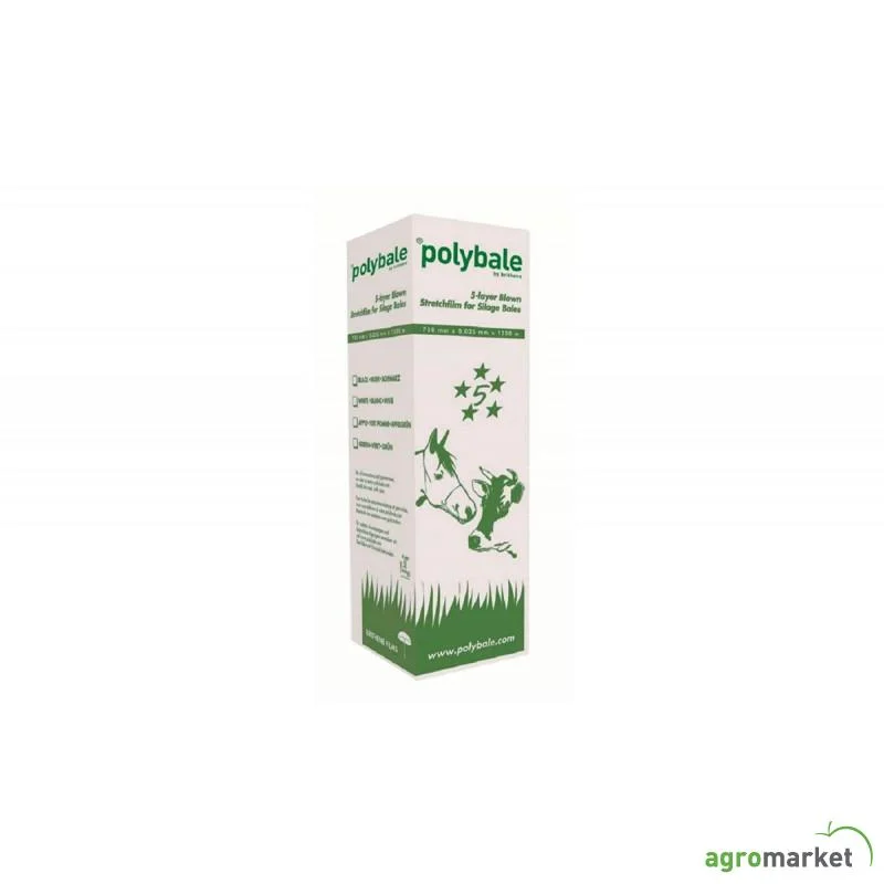 Folija za silažu 0.75 x 1500m, 25mikrona zelena 081115 Folija za silažu 0.75 x 1500m, 25mikrona zelena 081115