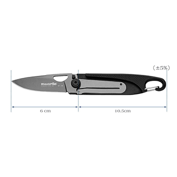 Fox nož sklopivi BlackFox crni BF-80-5
