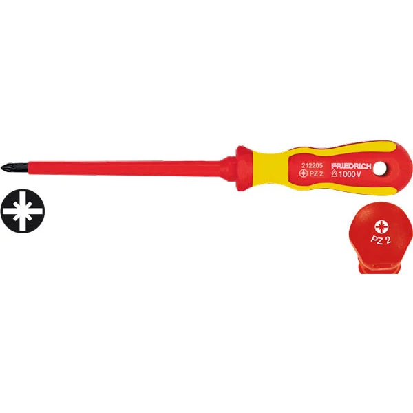 Friedrich odvijač zvezdasti 1000V.2K(80*4.5)PZ1 212106 Friedrich odvijač zvezdasti 1000V.2K(80*4.5)PZ1 212106