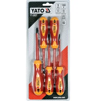 Yato garnitura odvijača R+K 1000V VDE 5 komada YT-2827 Yato garnitura odvijača R+K 1000V VDE 5 komada YT-2827