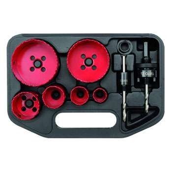 Yato set testera za rupe 22-73 mm YT-3380 Yato set testera za rupe 22-73 mm YT-3380