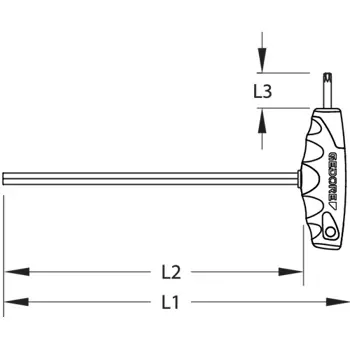 Gedore T-inbus ključ 5mm DT 2142 5-4