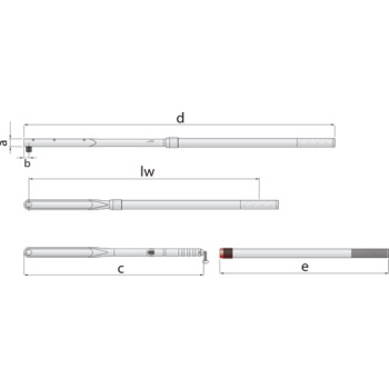 Gedore moment ključ Dremometer EK 1″ 600-1500 Nm 8581-01-4