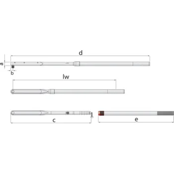 Gedore moment ključ Dremometer EK 1″ 600-1500 Nm 8581-01-4
