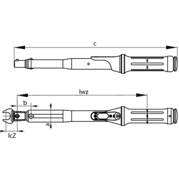  Gedore moment ključ Torcofix Z 16 10-50 Nm 4405-05-2