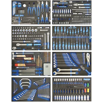 Gedore radionička kolica sa 466 alata KL-4998-400-1
