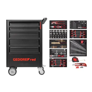Gedore radionička kolica GEDWorker sa 119 alata R21562005 Gedore radionička kolica GEDWorker sa 119 alata R21562005