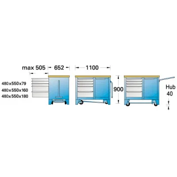 Gedore radna ploča 1505 Gedore radna ploča 1505