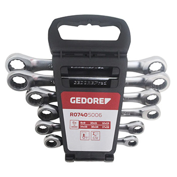 Gedore set brzih okastih ključeva 8-19mm 6-delni R07405006 Gedore set brzih okastih ključeva 8-19mm 6-delni R07405006