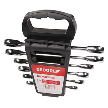 Gedore set brzih okastih ključeva 8-19mm 6-delni R07405006 Gedore set brzih okastih ključeva 8-19mm 6-delni R07405006