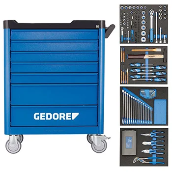 Gedore kolica za alat WORKSTER SMARTLINE sa 7 fioka i asortimanom alata 147-delni WSL-L-TS-147 Gedore kolica za alat WORKSTER SMARTLINE sa 7 fioka i asortimanom alata 147-delni WSL-L-TS-147