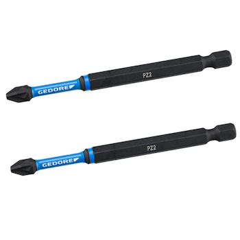 Gedore set torzionih bitova poprečno udubljenje PZ2 90mm 666 TR90 PZ2-02 Gedore set torzionih bitova poprečno udubljenje PZ2 90mm 666 TR90 PZ2-02