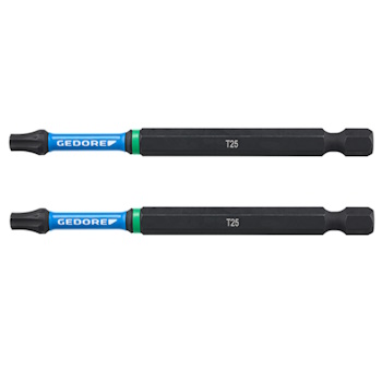 Gedore set torzionih bitova TORX T20 90mm 2/1 666 TR90 T20-02 Gedore set torzionih bitova TORX T20 90mm 2/1 666 TR90 T20-02