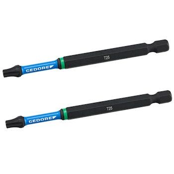 Gedore set torzionih bitova TORX T20 90mm 2/1 666 TR90 T20-02 Gedore set torzionih bitova TORX T20 90mm 2/1 666 TR90 T20-02