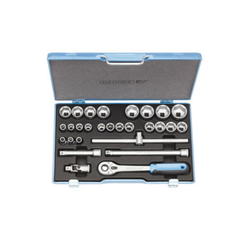 Gedore set nasadnih ključeva 1/2″ 10-36mm 28/1 D 19 VMU-10 Gedore set nasadnih ključeva 1/2″ 10-36mm 28/1 D 19 VMU-10