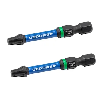 Gedore set torzionih bitova TORX T25 50mm 2/1 666 TR50 T25-02-1