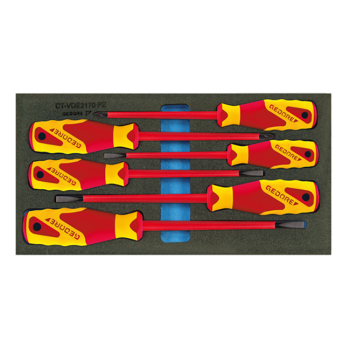 Gedore set VDE odvijača u 1/3 CT modulu 6/1 1500 CT1-VDE 2170 PZ Gedore set VDE odvijača u 1/3 CT modulu 6/1 1500 CT1-VDE 2170 PZ