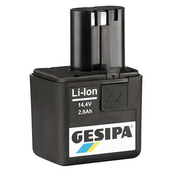 Gesipa baterija 14,4V 2.6Ah Li-ion za akumulatorski pištolj AccuBird/PowerBird/FireBird 1457269 Gesipa baterija 14,4V 2.6Ah Li-ion za akumulatorski pištolj AccuBird/PowerBird/FireBird 1457269