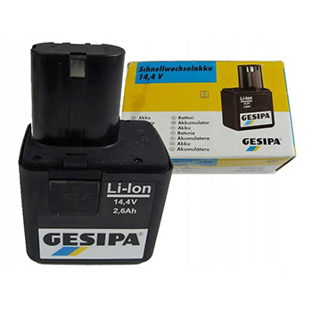 Gesipa baterija 14,4V 2.6Ah Li-ion za akumulatorski pištolj AccuBird/PowerBird/FireBird 1457269-1