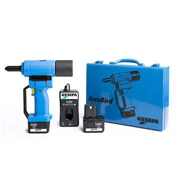 Gesipa akumulatorski pištolj za pop nitne AccuBird 14V sa punjačem i baterijom u koferu 1434898 Gesipa akumulatorski pištolj za pop nitne AccuBird 14V sa punjačem i baterijom u koferu 1434898
