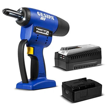 Gesipa akumulatorski pištolj za pop nitne PowerBird Pro 18V sa punjačem i 2 baterije u koferu 1450814 Gesipa akumulatorski pištolj za pop nitne PowerBird Pro 18V sa punjačem i 2 baterije u koferu 1450814