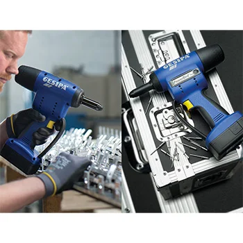 Gesipa akumulatorski pištolj za pop nitne PowerBird Pro 18V sa punjačem i 2 baterije u koferu 1450814 Gesipa akumulatorski pištolj za pop nitne PowerBird Pro 18V sa punjačem i 2 baterije u koferu 1450814