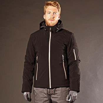 GetOut softshell jakna Spektar Winter crna 5SPEKWBK-1