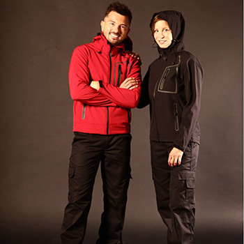 GetOut softshell jakna William crvena 5WILLRD-1