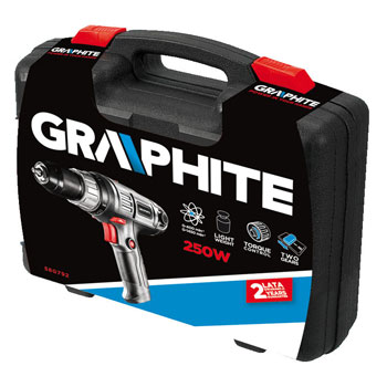 Graphite bušilica odvrtač 250W 58G792-1