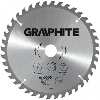 Graphite list testere za cirkular fi 165-30 zuba 57H654 Graphite list testere za cirkular fi 165-30 zuba 57H654