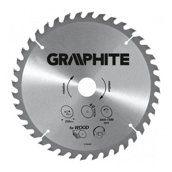 Graphite list testere za cirkular fi1 65-18 zuba 57H648 Graphite list testere za cirkular fi1 65-18 zuba 57H648
