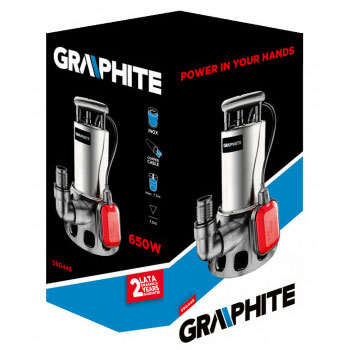 Graphite potapajuća pumpa 650W Inox 59G446-1