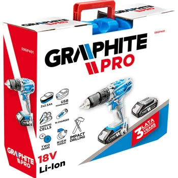 Graphite Pro akumulatorski udarni odvrtač 59GP401-3