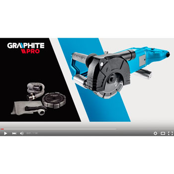 Graphite Pro šlicerica za žlebove u zidovima 59GP300 Graphite Pro šlicerica za žlebove u zidovima 59GP300