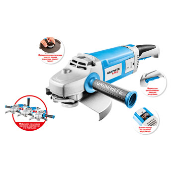 Graphite Pro ugaona brusilica 2400w 59GP004 Graphite Pro ugaona brusilica 2400w 59GP004