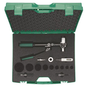 Greenlee hidraulični alat za prosecanje otvora u limu sa zglobnom glavom set 52033843 Greenlee hidraulični alat za prosecanje otvora u limu sa zglobnom glavom set 52033843