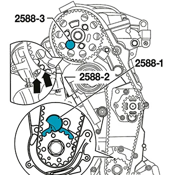 Hazet alat za zupčenje 2588-3 Hazet alat za zupčenje 2588-3