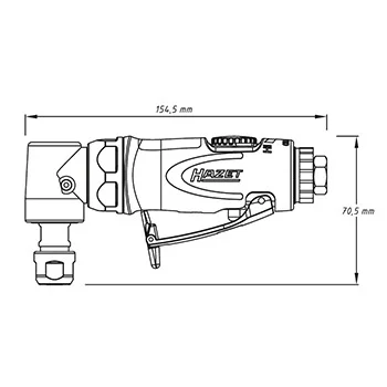 Hazet pneumatski ugaoni biaks HZ-9032N-5-2