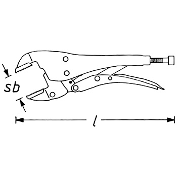 Hazet grip klešta 230mm 755-10A-6