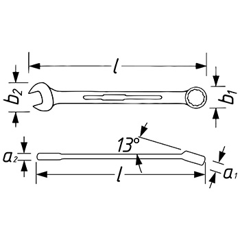 Hazet brzi okasto-viljuškasti ključ 15mm HZ-606-15 Hazet brzi okasto-viljuškasti ključ 15mm HZ-606-15