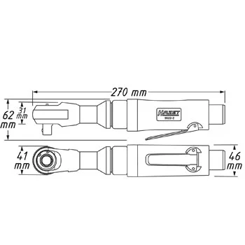 Hazet pneumatska račna 1/2